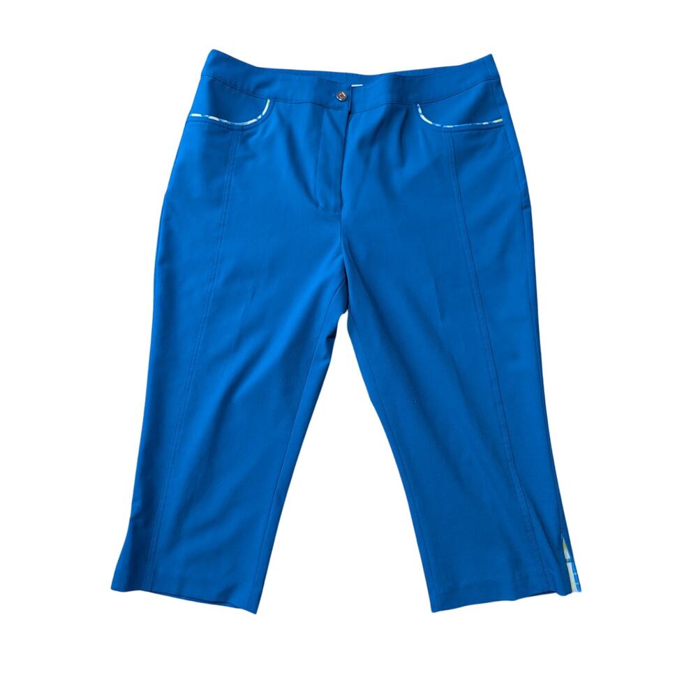EP PRO Golf cropped, lightweight Royal Blue cropped/capri Pants, size 12